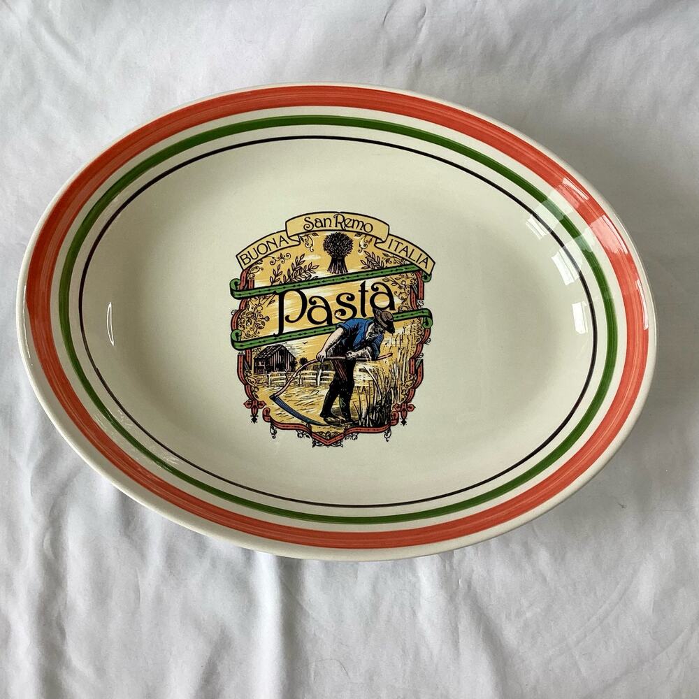 Himark Buona San Remo Italia Large Oval Serving Platter